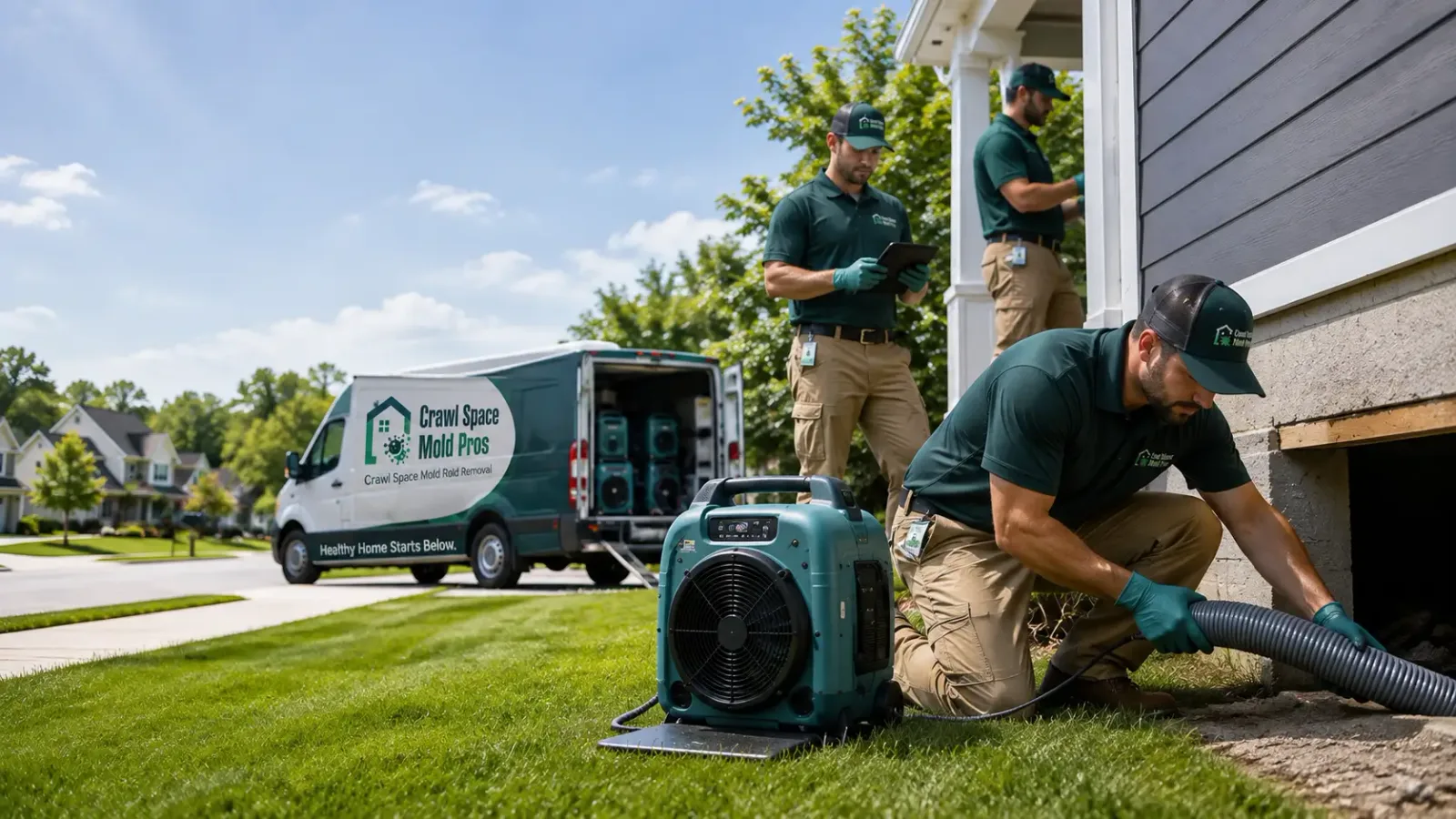 Crawl Space Mold Removal in Green River, WY